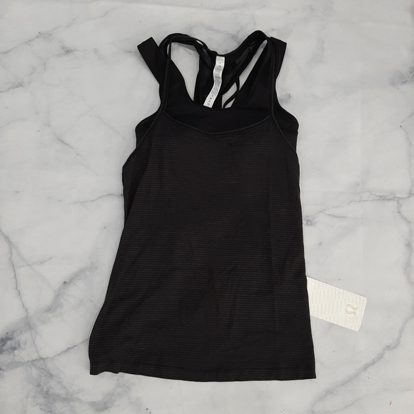 lululemon athletica Tops - Lululemon Tough It Out Tank Black Size 4